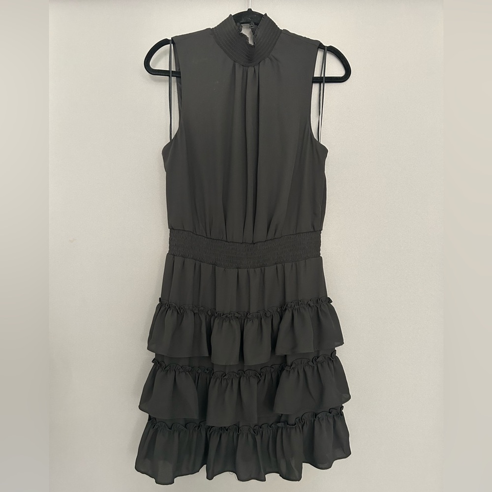 Women’s black dress.